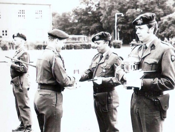 155 Lt Col Vanpotelsberg, Maj Dupont, Capt Joiris, 1Lt Quadt