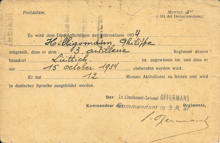 Stellungsbefehl 3A-1934 (2)